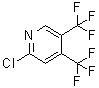 结构式 CAS# 109919-25-7, 2-氯-4,5-二(三氟甲基)吡啶