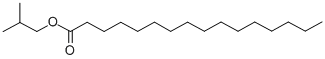 structure of CAS# 110-34-9, Isobutyl Palmitate;Isobutyl Hexadecanoate;Hexadecanoic Acid Isobutyl Ester;Palmitic Acid Isobutyl Ester