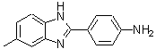 结构式 CAS# 110178-74-0, 4-(5-甲基-1H-苯并咪唑-2-基)苯胺