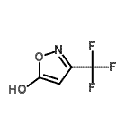 structure of CAS# 110411-51-3, 3-(Trifluoromethyl)-1,2-Oxazol-5-Ol;3-(trifluoromethyl)isoxazol-5-ol