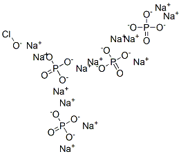 CAS 登录号：11084-85-8， 次氯酸四(磷酸)十三钠