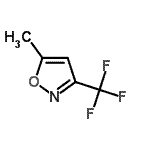 结构式 CAS# 111079-03-9, 5-甲基-3-(三氟甲基)-1,2-恶唑