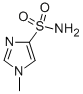 structure of CAS# 111124-90-4, 1-Methyl-1H-Imidazole-4-Sulfonamide;1H-Imidazole-4-Sulfonamide,1-Methyl-(9CI);1-METHYL-1H-IMIDAZOLE-4-SULFONAMIDE;1-METHYLIMIDAZOLE-4-SULPHONAMIDE