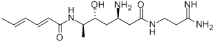 CAS#: 111465-40-8， (3R,5R,6R)-3-Amino-N-(3-Amino-3-Iminopropyl)-6-[[(2E,4E)-Hexa-2,4-Dienoyl]Amino]-5-Hydroxyheptanamide