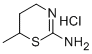 structure of CAS# 1121-91-1, 5,6-Dihydro-6-Methyl-4H-1,3-Thiazin-2-Amine;2-AMINO-5,6-DIHYDRO-6-METHYL-4H-1,3-THIAZINE HYDROCHLORIDE;5,6-DIHYDRO-6-METHYL-4H-1,3-THIAZIN-2-AMINE, HYDROCHLORIDE;2-AMINO-5,6-DIHYDRO-6-METHYL-4H-1,3-THIAZINE HCL
