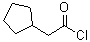 structure of CAS# 1122-99-2, Cyclopentylacetyl Chloride;Cyclopentylacetylchloride;MFCD00236031