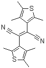 structure of CAS# 112440-46-7, (2E)-2,3-Bis(2,4,5-Trimethyl-3-Thienyl)-2-Butenedinitrile;trans-1,2-Dicyano-1,2-bis(2,4,5-trimethyl-3-thienyl)ethene