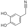结构式 CAS# 1126-62-1, 2-(3,4-二羟基苯基)乙腈