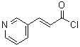 结构式 CAS# 1126-72-3, (2E)-3-(3-吡啶基)丙烯酰氯