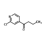 structure of CAS# 113961-70-9, 1-(2-Chloro-4-Pyridinyl)-1-Butanone;2-Chloro-4-butyrylpyridine