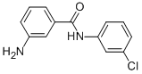 结构式 CAS# 115175-22-9, 3-氨基-N-(3-氯苯基)-苯甲酰胺