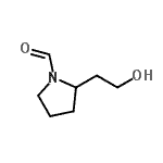 CAS 登录号：115666-63-2， 2-(2-羟基乙基)-1-吡咯烷甲醛