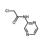 结构式 CAS# 115699-74-6, 2-氯-N-(2-吡嗪基)乙酰胺