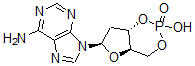 结构式 CAS# 1157-33-1, 3',5'-环脱氧腺苷酸