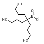 结构式 CAS# 116747-80-9, 4-(3-羟基丙基)-4-硝基-1,7-庚二醇