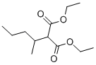 structure of CAS# 117-47-5, Diethyl 2-Pentan-2-Ylpropanedioate;Diethyl 2-(1-Methylbutyl)Propanedioate;2-(1-Methylbutyl)Propanedioic Acid Diethyl Ester;2-(1-Methylbutyl)Malonic Acid Diethyl Ester