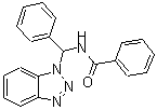 结构式 CAS# 117067-48-8, N-[1H-苯并三唑-1-基(苯基)甲基]苯甲酰胺