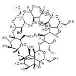 结构式 CAS# 117194-77-1, (1S,3R,5R,6S,8S,10R,11S,13R,15R,16S,18R,20R,21S,23R,25R,26S,28R,30R,31S,33R,35R,36R,37R,38R,39R,40R,41R,42R,43R,44R,45R,46R,47R,48S,49S)-48-氨基-5,10,15,20,25,30,35-七(羟基甲基)-2,4,7,9,12,14,17,19,22,24,27,29,32,34-十四碳氧杂辛环[31.2.2.2<sup>3,6</sup>.2<sup>8,11</sup>.2<sup>13,16</sup>.2<sup>18,21</sup>.2<sup>23,26</sup>.2<sup>28,31</sup>]壬四十烷-36,37,38,39,40,41,42,43,44,45,46,47,49-十三碳醇