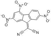 结构式 CAS# 1172-02-7, 2-(2,4,7-三硝基芴-9-亚基)丙二腈