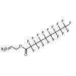 structure of CAS# 117374-33-1, Allyl Heptadecafluorononanoate;2,2,3,3,4<wbr>,4,5,5,6,<wbr>6,7,7,8,8<wbr>,9,9,9-he<wbr>ptadecafl<wbr>uorononan<wbr>oic acid <wbr>prop-2-en<wbr>yl ester;Allyl 2,2<wbr>,3,3,4,4,<wbr>5,5,6,6,7<wbr>,7,8,8,9,<wbr>9,9-hepta<wbr>decafluor<wbr>ononanoat<wbr>e #;Allyl perfluoro-n-nonanoate