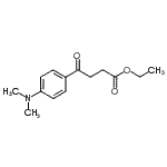 structure of CAS# 117937-10-7, Ethyl 4-[4-(Dimethylamino)Phenyl]-4-Oxobutanoate;Ethyl 4-[4-(N,N-Dimethylamino)phenyl]-4-oxobutanoate