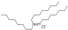 结构式 CAS# 1188-95-0, 三辛基氯化铵