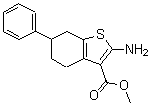 structure of CAS# 119004-72-7, Methyl 2-Amino-6-Phenyl-4,5,6,7-Tetrahydro-1-Benzothiophene-3-Carboxylate;2-Amino-6<wbr>-methyl-4<wbr>,5,6,7-te<wbr>trahydro-<wbr>thieno[2,<wbr>3-c]-pyri<wbr>dine-3-ca<wbr>rboxylic <wbr>acid meth<wbr>yl ester;2-Amino-6-phenyl-4,5,6,7-tetrahydrobenzo[b]-;2-Amino-6<wbr>-phenyl-4<wbr>,5,6,7-te<wbr>trahydrob<wbr>enzo[b]-t<wbr>hiophene-<wbr>3-carboxy<wbr>lic acid <wbr>methyl es<wbr>ter