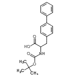 structure of CAS# 119273-61-9, 3-(4-Biphenylyl)-2-({[(2-Methyl-2-Propanyl)Oxy]Carbonyl}Amino)Propanoic Acid;Boc-D-Bip-OH