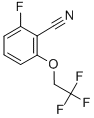 structure of CAS# 119584-74-6, 2-Fluoro-6-(2,2,2-Trifluoroethoxy)-Benzonitrile;2-FLUORO-6-(2,2,2-TRIFLUOROETHOXY)BENZENECARBONITRILE;2-FLUORO-6-(2,2,2-TRIFLUOROETHOXY)BENZONITRILE