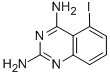 结构式 CAS# 119584-76-8, 24-二氨基-5-碘喹唑啉
