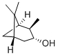 structure of CAS# 1196-00-5, 2,7,7-Trimethylbicyclo[3.1.1]Heptan-3-Ol;2,6,6-Trimethylnorpinan-3-Ol;2,6,6-Trimethyl-3-Norpinanol;(1R-(1Alpha,2Beta,3Beta,5Alpha))-2,6,6-Trimethylbicyclo(3.1.1)Heptan-3-Ol