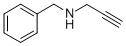 structure of CAS# 1197-51-9, N-(Phenylmethyl)Prop-2-Yn-1-Amine;Benzyl-Propargyl-Amine;Nsc 203434;Benzenemethanamine, N-2-Propynyl-