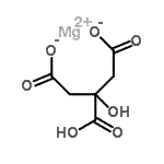 结构式 CAS# 119851-23-9, 镁2-(羧甲基)-2-羟基琥珀酸盐