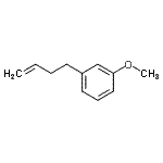 structure of CAS# 1199-90-2, 1-(3-Buten-1-Yl)-3-Methoxybenzene;4-(3-Methoxyphenyl)-1-butene;MFCD07698644