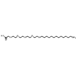 structure of CAS# 120001-52-7, 3,6,9,12,15-Pentaoxanonacosan-1-Oic Acid;2-(2-{2-[<wbr>2-(2-tetr<wbr>adecyloxy<wbr>ethoxy)et<wbr>hoxy]etho<wbr>xy}ethoxy<wbr>)acetic a<wbr>cid