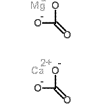 structure of CAS# 12001-27-3, Calcium Magnesium Carbonate (1:1:2);Dolomite;calcium magnesium dicarbonate;Dolomite (CaMg(CO3)2)