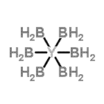 structure of CAS# 12008-32-1, Hexakis(Boranyl)Yttrium