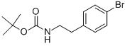 structure of CAS# 120157-97-3, N-[2-(4-Bromophenyl)Ethyl]-Carbamic Acid 1,1-Dimethylethyl Ester;Carbamic Acid, N-[2-(4-Bromophenyl)Ethyl]-, 1,1-Dimethylethyl Ester;[2-(4-BROMO-PHENYL)-ETHYL]-CARBAMIC ACID TERT-BUTYL ESTER;Tert-Butyl N-[2-(4-Bromophenyl)Ethyl]Carbamate