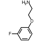 结构式 CAS# 120351-93-1, 2-(3-氟苯氧基)乙胺