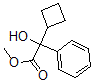 structure of CAS# 1209-31-0, Methyl 2-Cyclobutyl-2-Hydroxy-2-Phenylacetate;Methyl 2-Cyclobutyl-2-Hydroxy-2-Phenyl-Acetate;2-Cyclobutyl-2-Hydroxy-2-Phenylacetic Acid Methyl Ester;2-Cyclobutyl-2-Hydroxy-2-Phenyl-Acetic Acid Methyl Ester