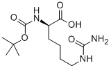 structure of CAS# 121080-97-5, N6-(Aminocarbonyl)-N2-[(1,1-Dimethylethoxy)Carbonyl]-D-Lysine;BOC-N-EPSILON-CARBAMOYL-D-LYSINE;N-ALPHA-T-BOC-D-HOMOCITRULLINE;BOC-D-LYS(CARBAMOYL)-OH