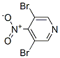 structure of CAS# 121263-11-4, 3,5-Dibromo-4-Nitro-Pyridine;3,5-DIBROMO-4-NITROPYRIDINE;4-NITRO-3,5-DIBROMOPYRIDINE