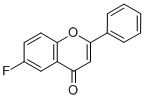 structure of CAS# 1218-82-2, 6-Fluoro-2-Phenylchromen-4-One;6-Fluoro-2-Phenyl-Chromen-4-One;6-Fluoro-2-Phenyl-4-Chromenone;6-Fluoro-2-Phenyl-Chromone