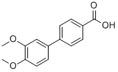 structure of CAS# 122294-10-4, 3',4'-Dimethoxybiphenyl-4-Carboxylic Acid;Zinc02574078