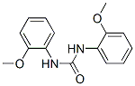 structure of CAS# 1226-63-7, 1,3-Bis(2-Methoxyphenyl)Urea;Maybridge4_001383;Idi1_031965;Nsc164419