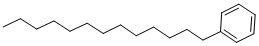 structure of CAS# 123-02-4, Tridecylbenzene;91598_Fluka;1-Phenyltridecane;Benzene, Tridecyl-