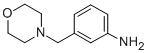 structure of CAS# 123207-48-7, 3-(4-Morpholinylmethyl)-Benzenamine;3-(Morpholin-4-Ylmethyl)Aniline 95%;3-MORPHOLIN-4-YLMETHYL-PHENYLAMINE;3-(MORPHOLIN-4-YLMETHYL)ANILINE