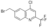 structure of CAS# 123637-51-4, 6-(Bromomethyl)-4-Chloro-2-(Trifluoromethyl)-Quinoline;6-(Bromomethyl)-4-Chloro-2-(Trifluoromethyl)Quinoline, 95+%;6-(Bromomethyl)-4-Chloro-2-(Trifluoromethyl)Quinoline 95%;6-(BROMOMETHYL)-4-CHLORO-2-(TRIFLUOROMETHYL)-QUINOLINE