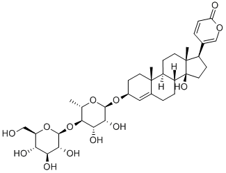 结构式 CAS# 124-99-2, 海葱苷A