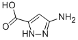 structure of CAS# 124004-31-5, 5-Amino-1H-Pyrazole-3-carboxylic Acid;5-Amino-1H-Pyrazole-3-Carboxylic Acid(SALTDATA: FREE);1H-Pyrazole-3-Carboxylicacid,5-Amino-(9CI);1H-Pyrazole-5-Amino-3-Carboxylic Acid